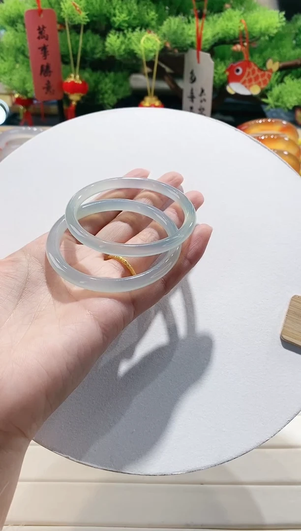 【闪购商品】玛瑙/玉髓手镯未镶嵌56-53.4