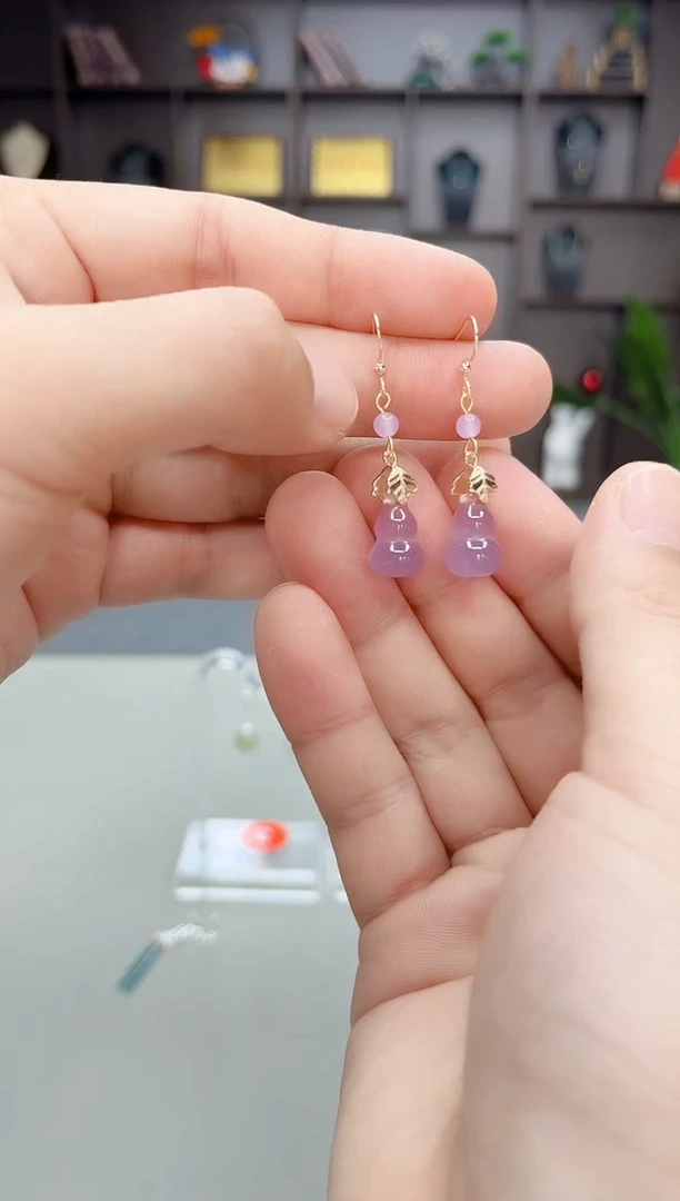 未镶嵌耳饰玛瑙/玉髓Z01