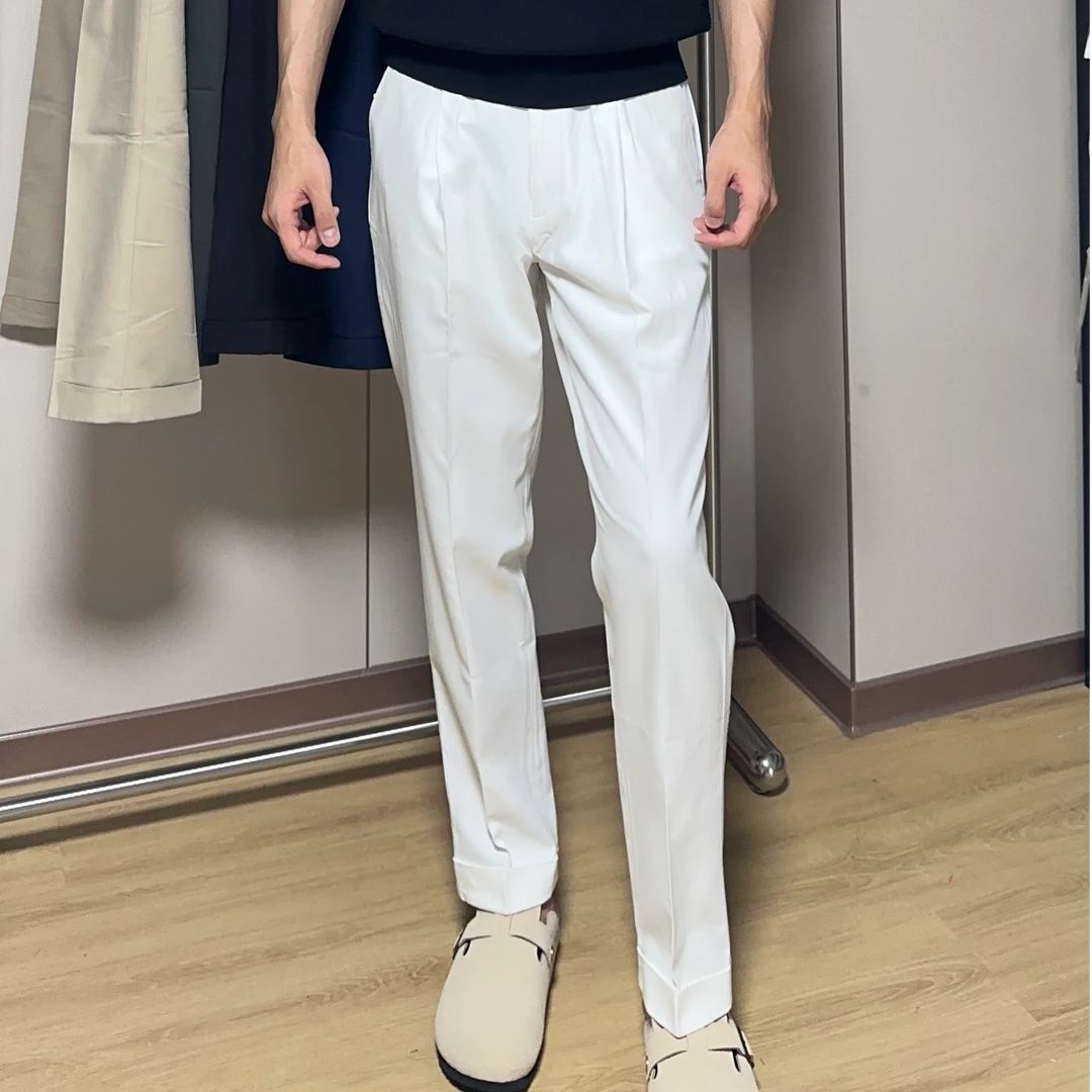 洛新一自主西服裤直筒正装休闲男士西服裤7059