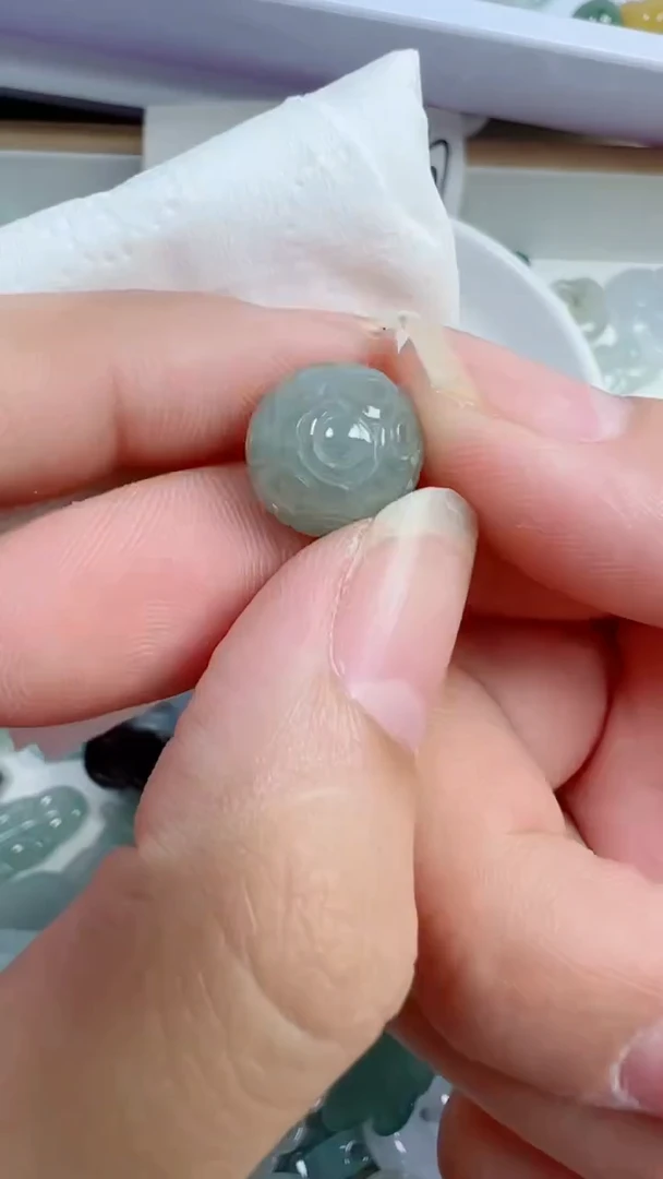散珠翡翠85号链接，A货翡翠