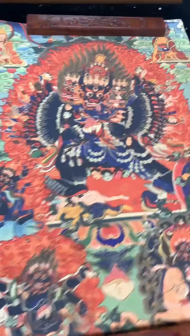 卷轴画129大威德金刚