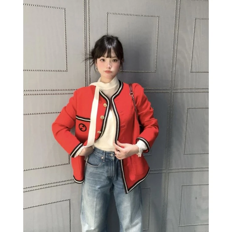 古驰/外套/95新/丝缎、羊毛、亮片/[251118ZC0001]