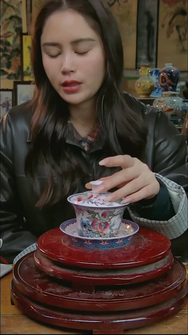 摆件陶稀土寿桃马蹄三才