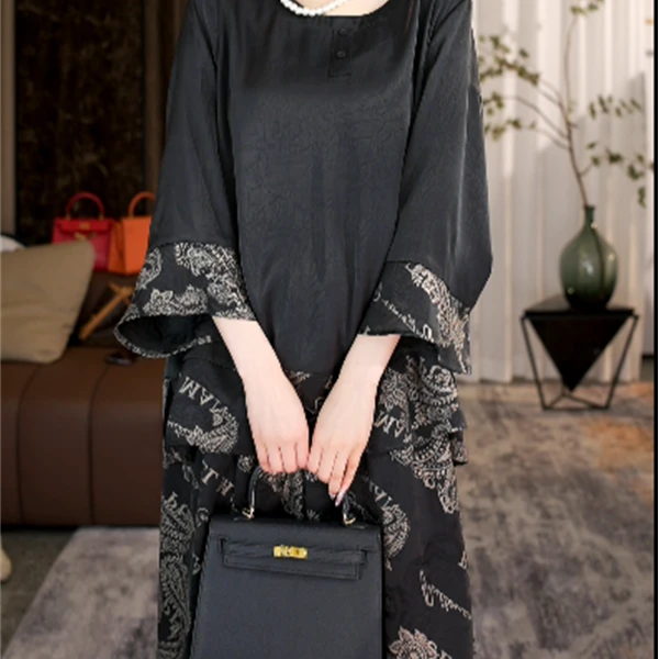 春款上新【锦绣盛唐】时尚洋气休闲气质宽松时髦上衣裤子套装-0216#