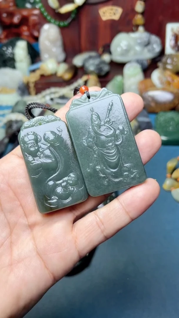 未镶嵌和田玉挂件2