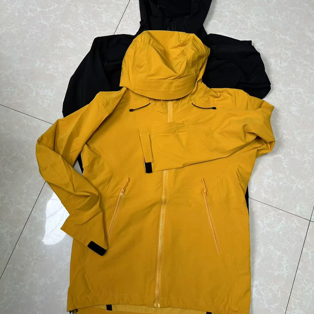 压胶立裁男女同款单向导湿防刮耐磨防泼水户外软壳衣外套