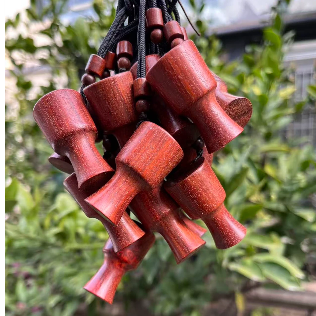 1.5寸迷你非洲鼓吊坠檀木手工项链挂件装饰品