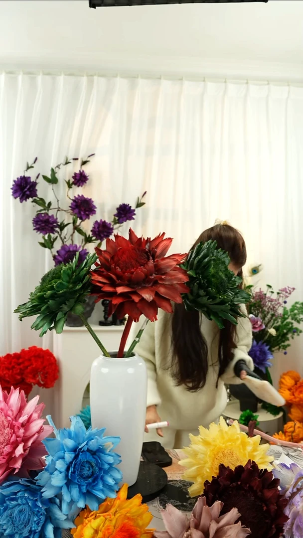 永生洋蓟 霸王花3个头叶片微瑕【混搭】A10