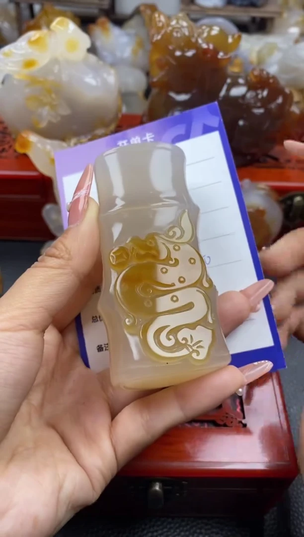 【闪购商品】玛瑙/玉髓手把未镶嵌00