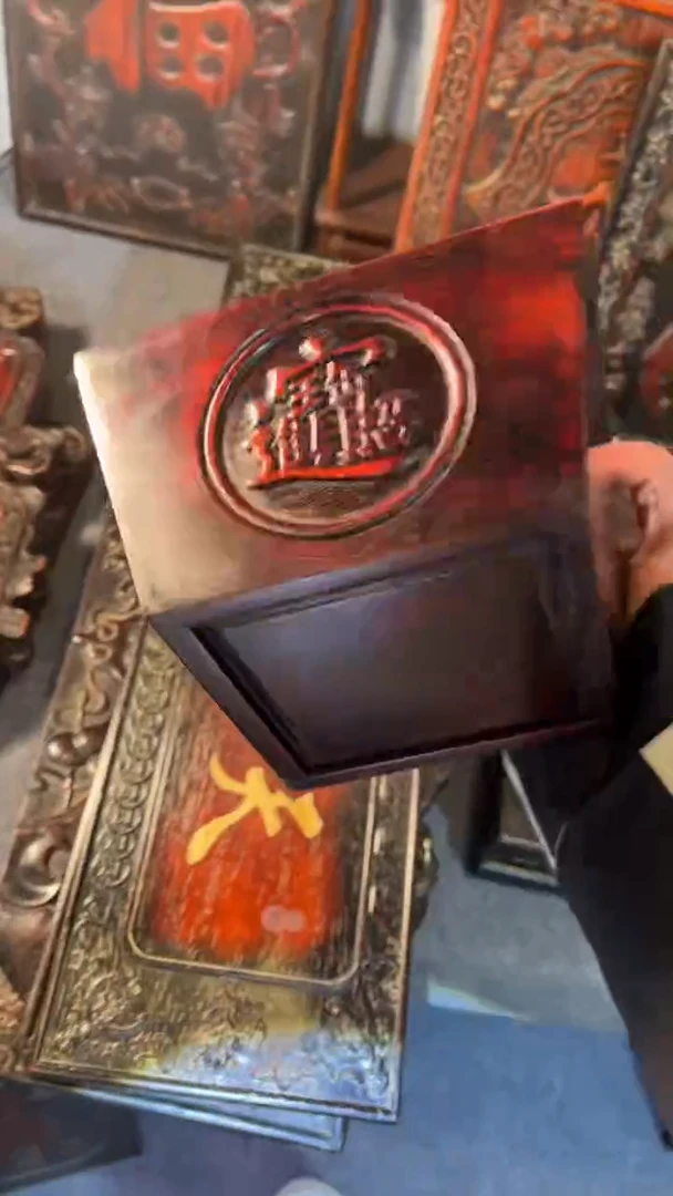 非洲紫檀（红花梨）斗升17x17cm摆件