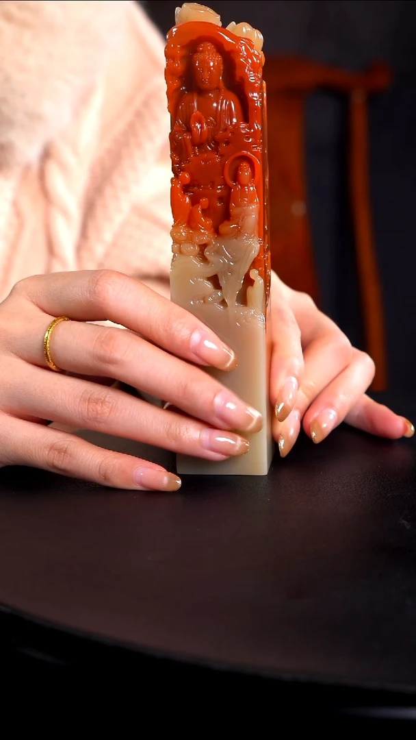 寿山石w****w如来佛高章