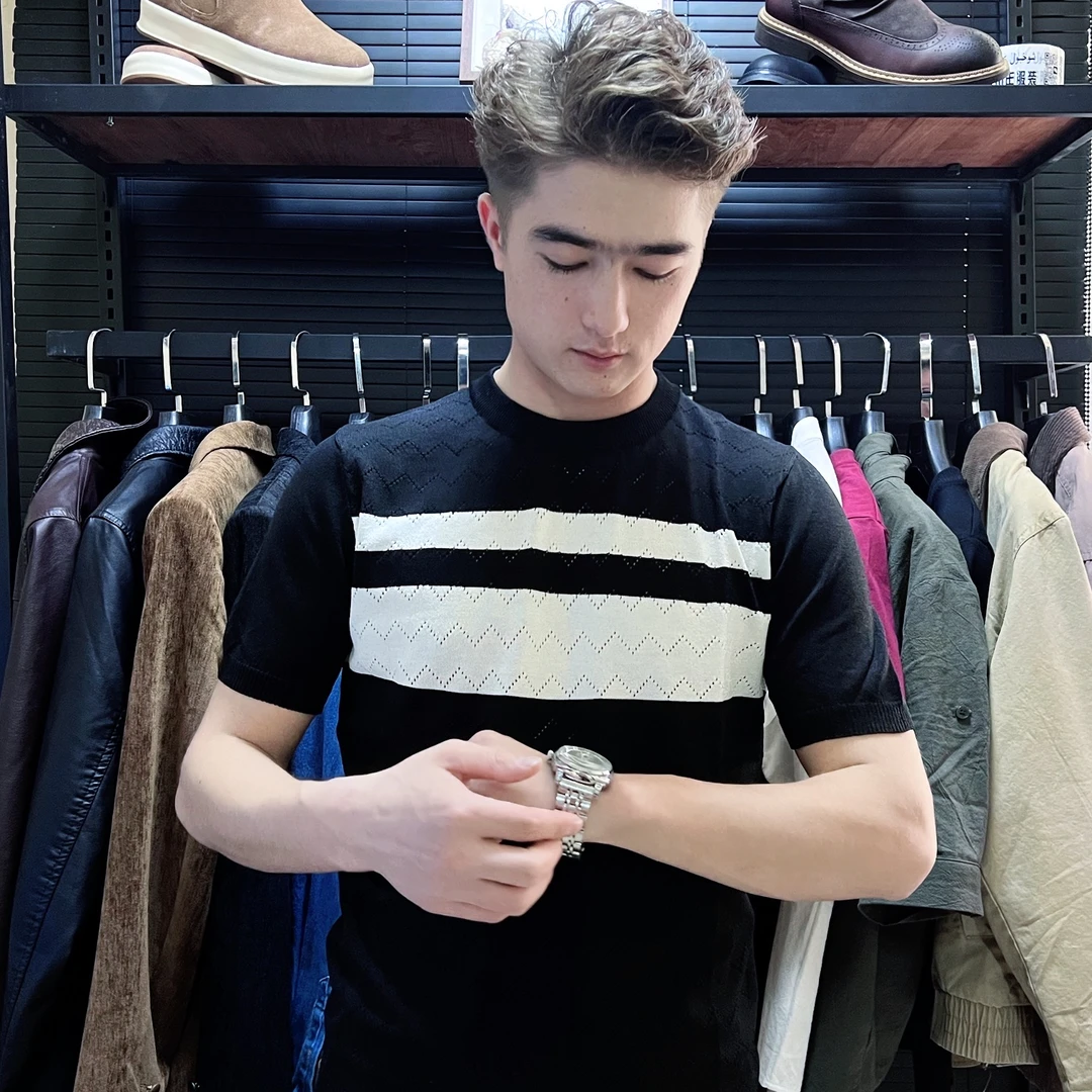 2025短袖T恤男士时尚修身半袖夏季百搭【2701】