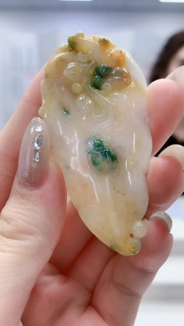 未镶嵌定制翡翠4829jw-毛货挂件72