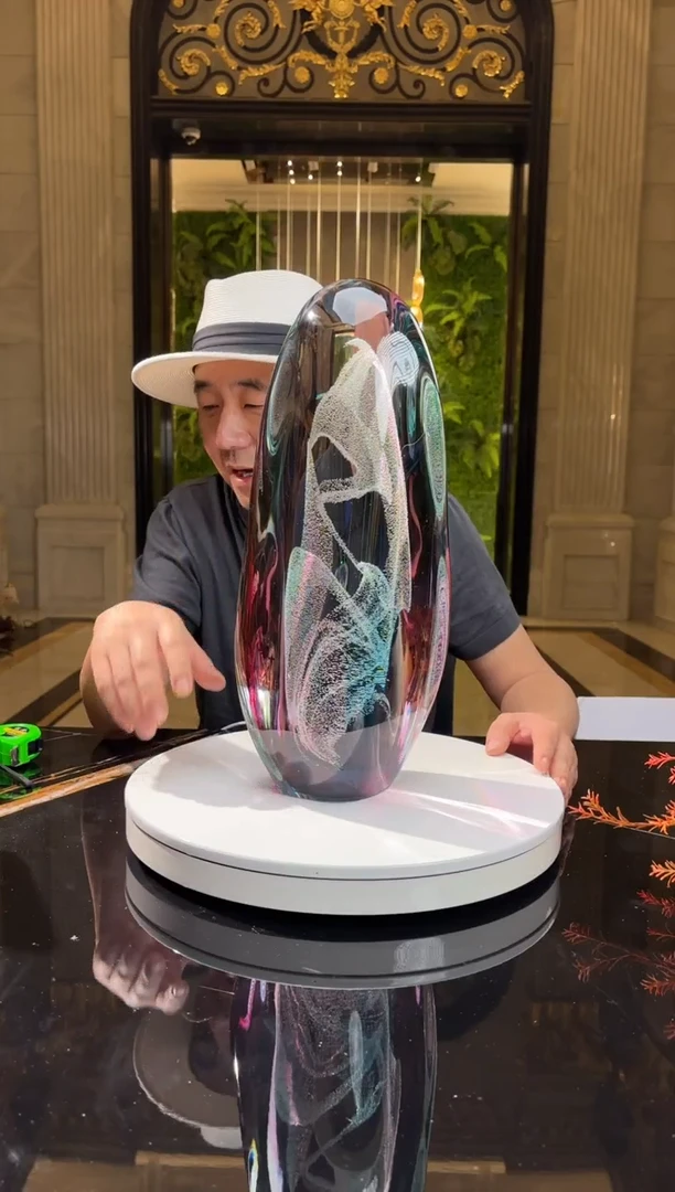 【闪购商品】摆件月虹艺术琉璃摆件R73