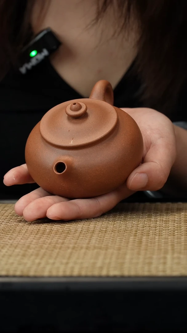 茶壶紫砂老段寒江160cc