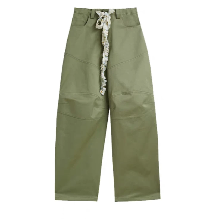 ETHOR 设计师品牌 25春夏新品小众百搭抽绳宽松工装长裤