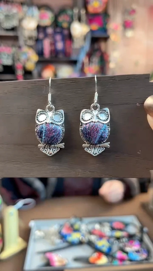 织绣民族风手工非遗老绣饰品339