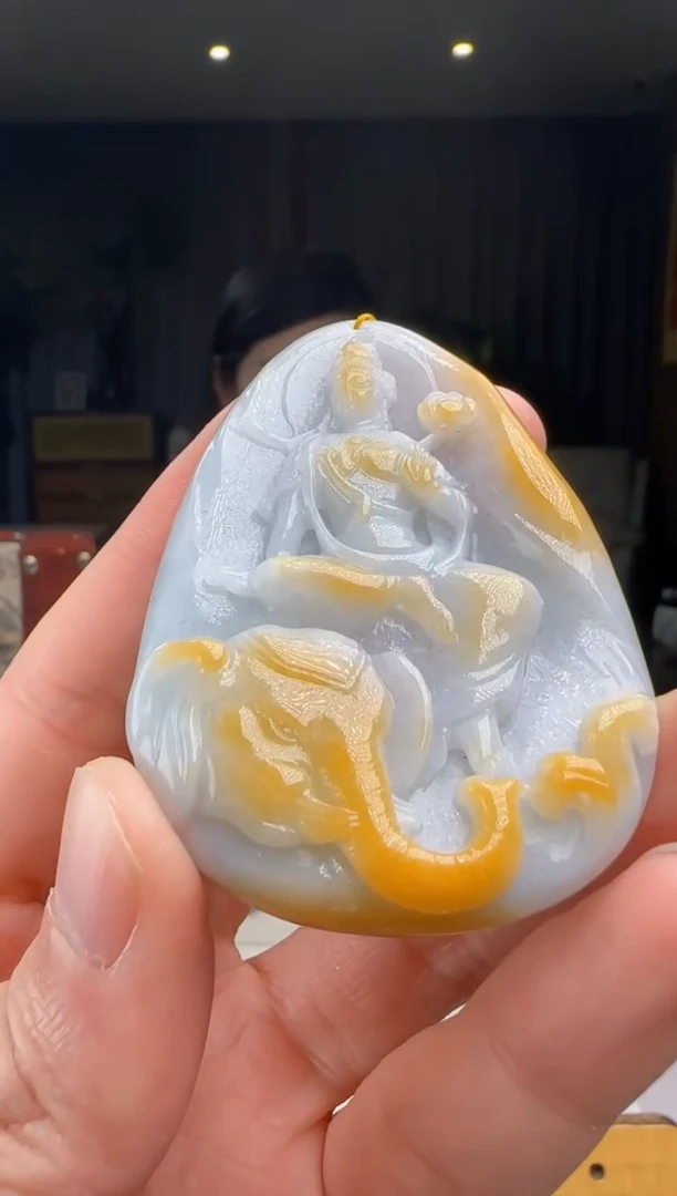 【闪购商品】翡翠吊坠(不含链)未镶嵌DY@@960Q3J13431