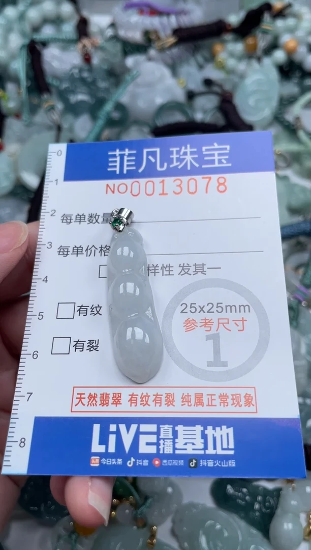 颈饰未镶嵌翡翠13078