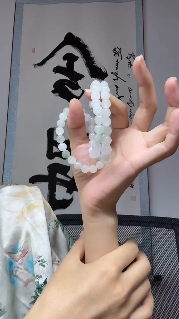 石英质玉手串未镶嵌约卡8多样性发其一