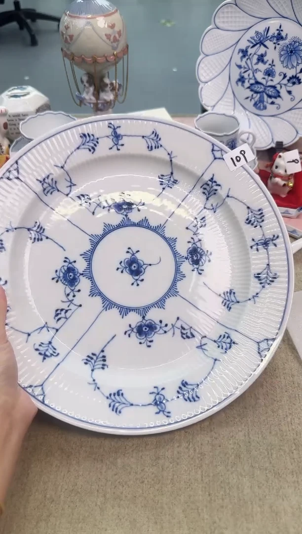 瓷片32.5CM瓷片辰辰瓷器美到爆