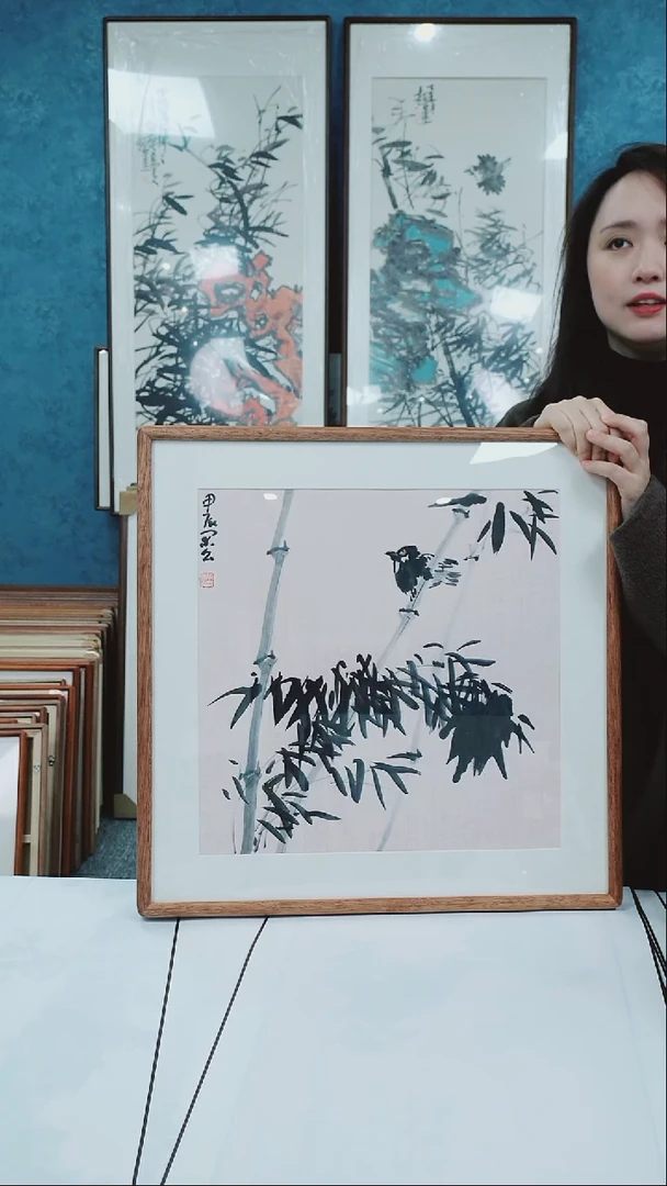 【闪购商品】国画50*50本土老师花鸟