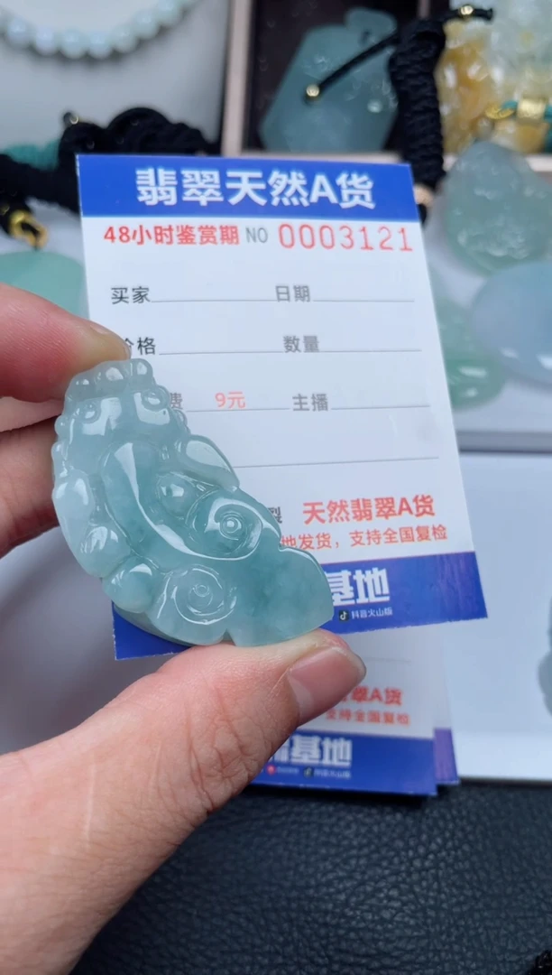 翡翠未镶嵌颈饰