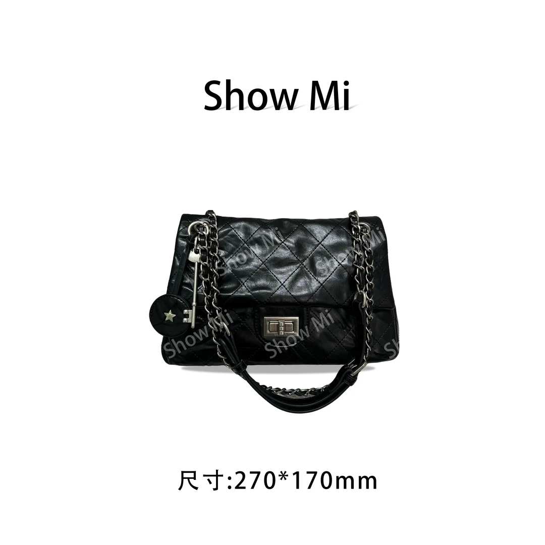 【Show Mi】ZT-D7137-游牧黑-轻奢小众时尚百搭女士包包