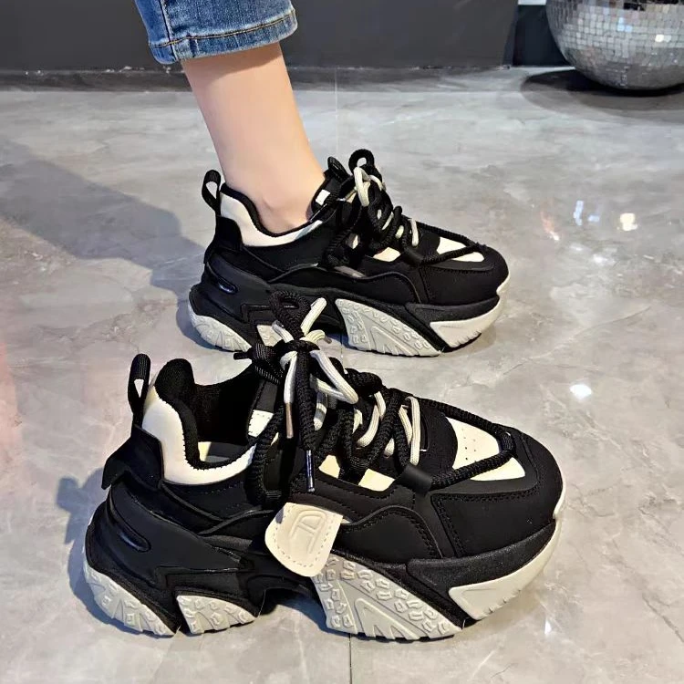 老爹鞋女2024新款秋季时尚百搭运动鞋厚底增高小个子女鞋 F818