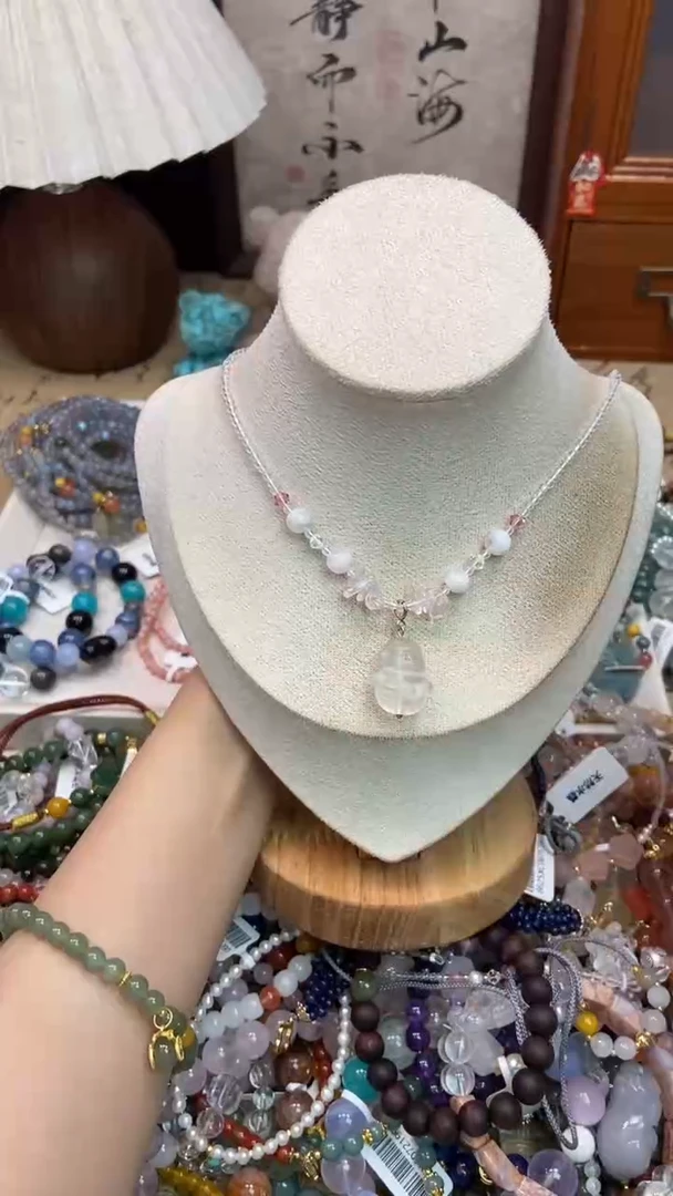 银S925镶嵌颈饰水晶183