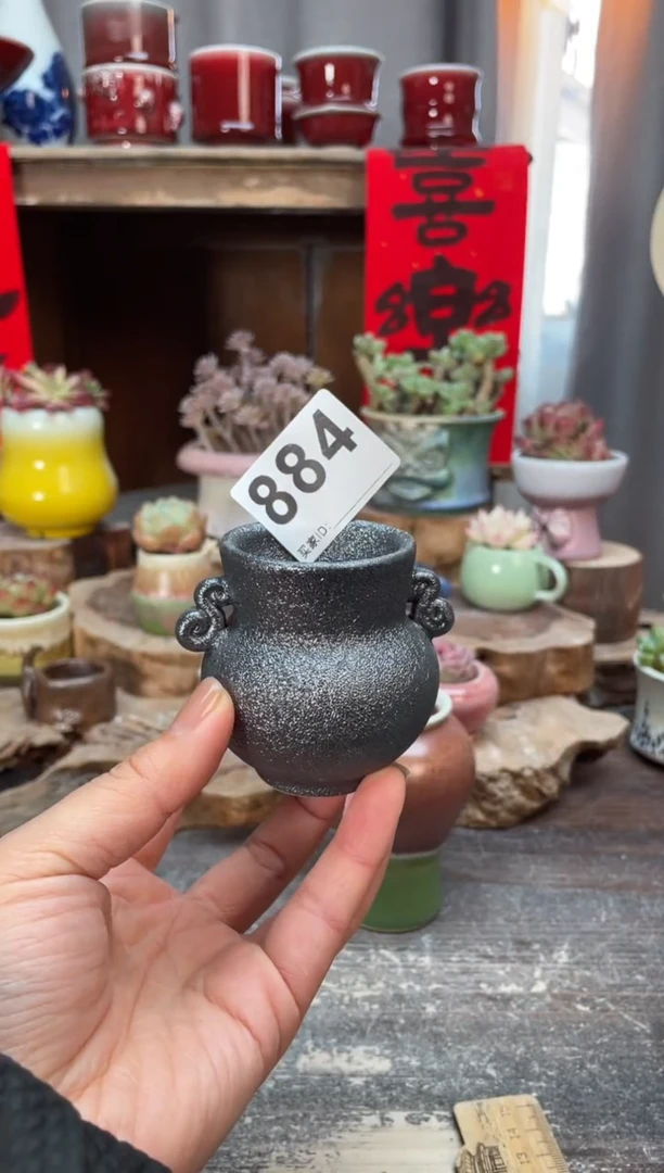 【闪购商品】摆件884知木小芳花盆