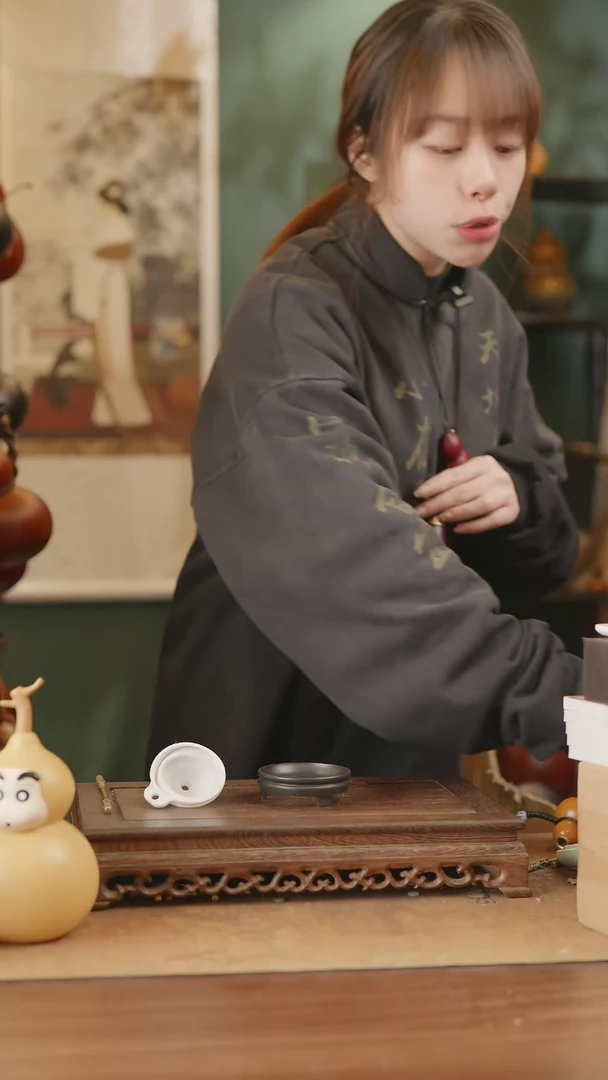 【闪购商品】86号精品天然大漆工艺防渗内胆酒葫芦~