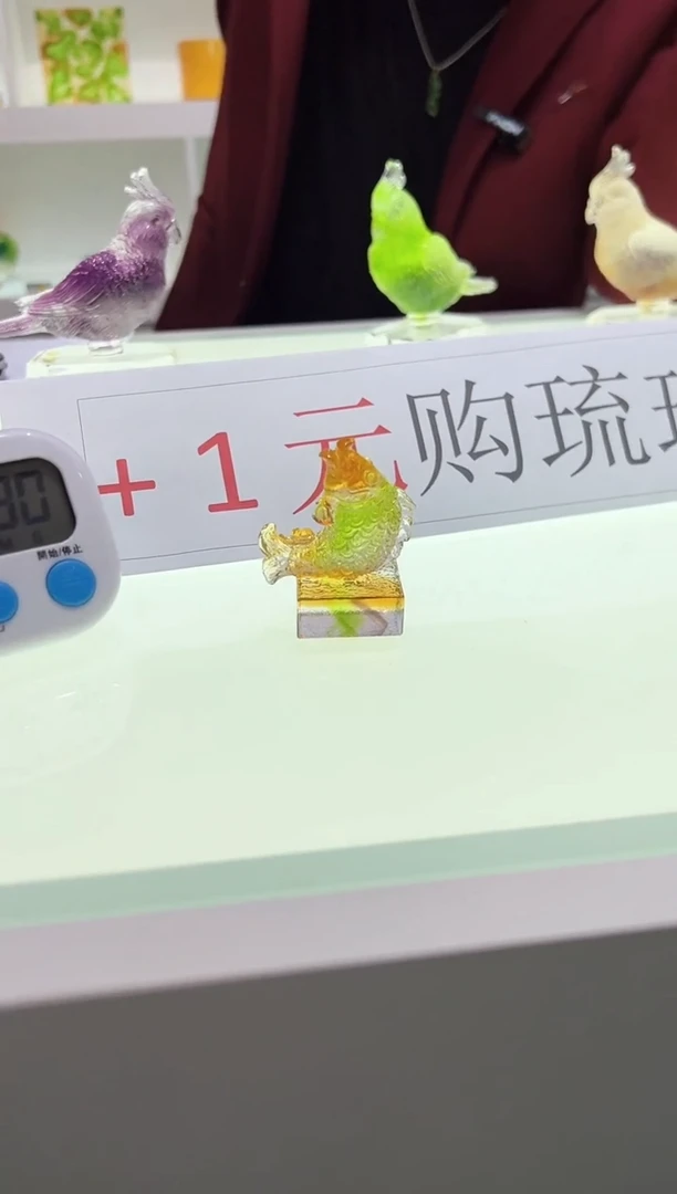 【闪购商品】泥塑古法琉璃鱼小摆件