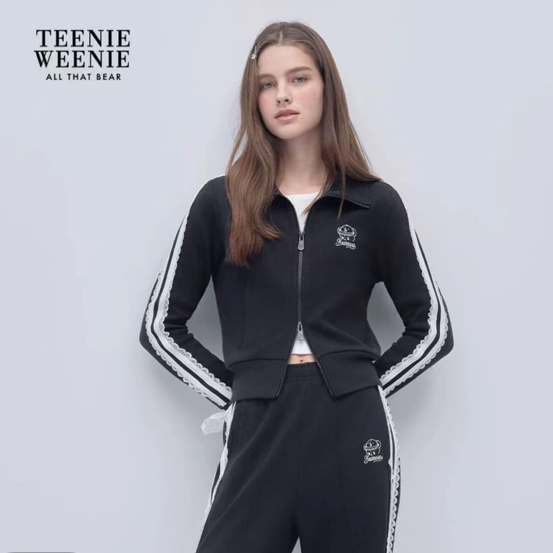 Teenie Weenie常规学院风秋季立领显瘦外套时尚女士YTMZ254TS1B