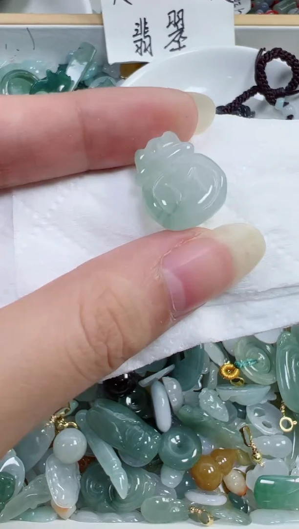 翡翠裸石40号链接，A货翡翠