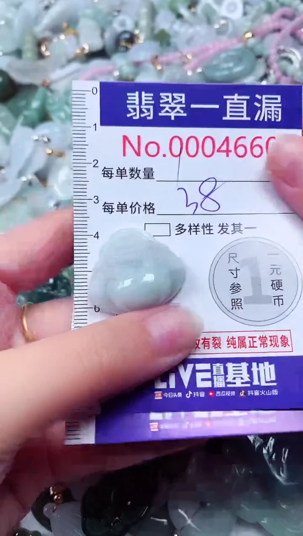 吊坠(不含链)未镶嵌翡翠4660