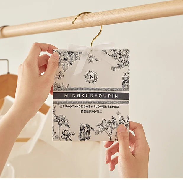 名薰优品衣柜香薰 英国梨与小苍兰 家居香袋卧室内持久扩香