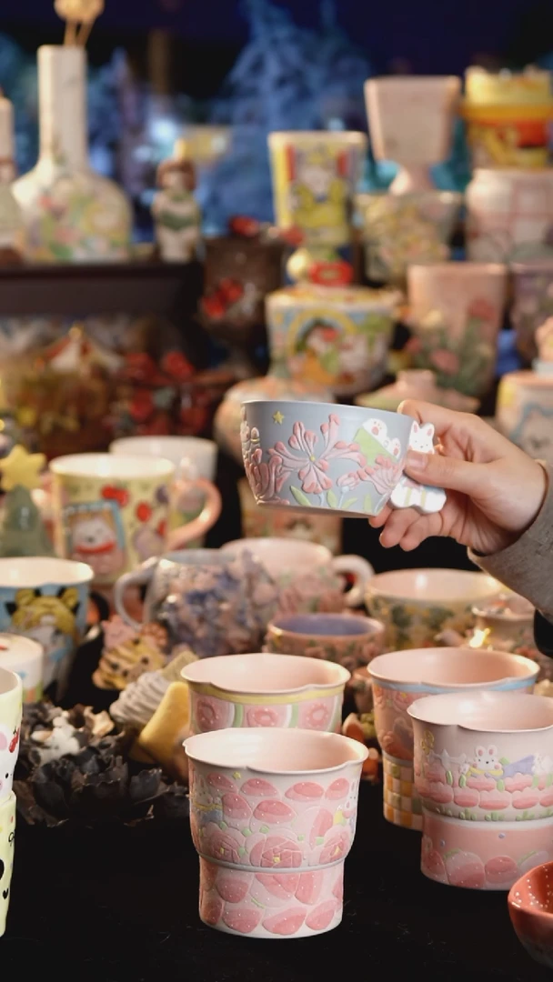 其他陶景德镇釉下彩手绘设计师款陶瓷