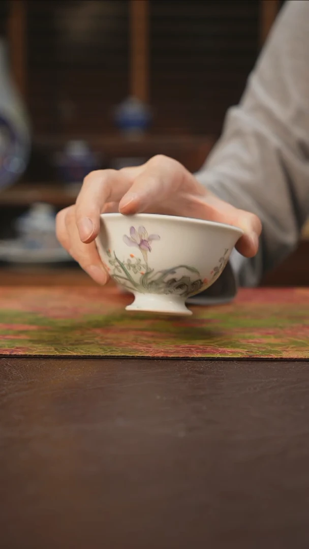 杯景德镇陶瓷杯碗柴烧多人