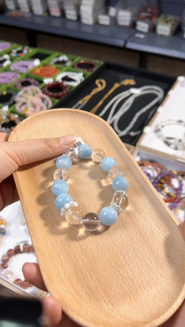 【闪购商品】海蓝宝石手链未镶嵌多样性发货颜色微差