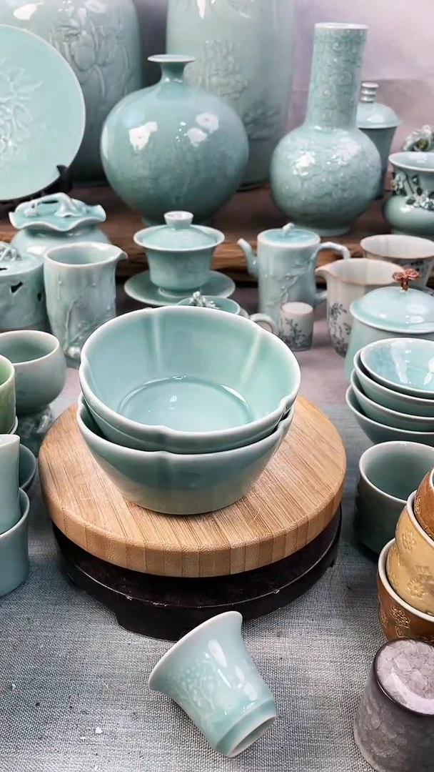 【闪购商品】2个 特价 微瑕 慧仙青瓷