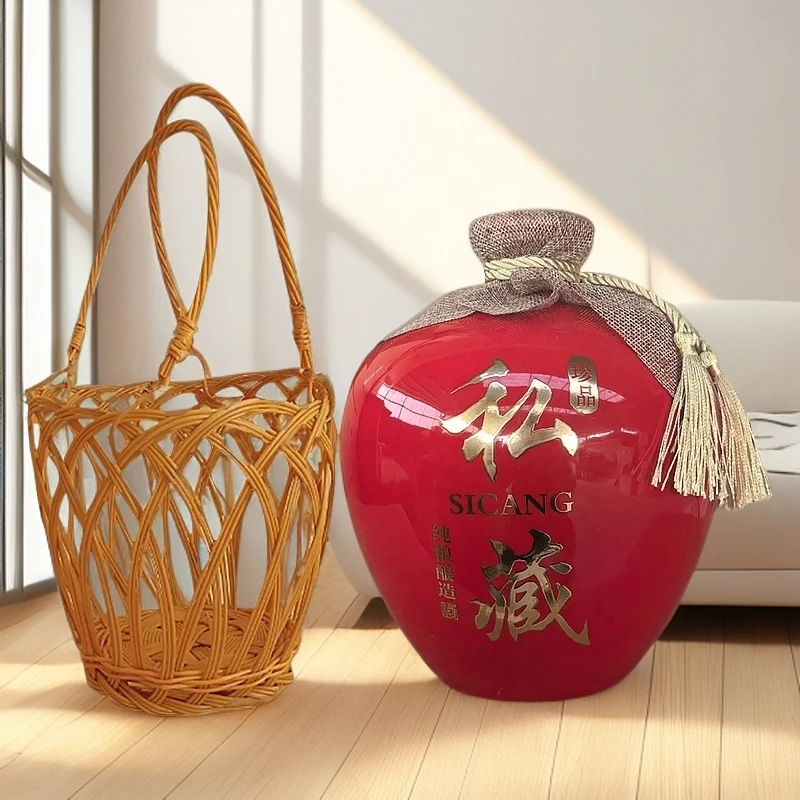 景德镇陶瓷空酒瓶批发5斤10斤酒坛子家用酒罐密封专用酒容器酒缸