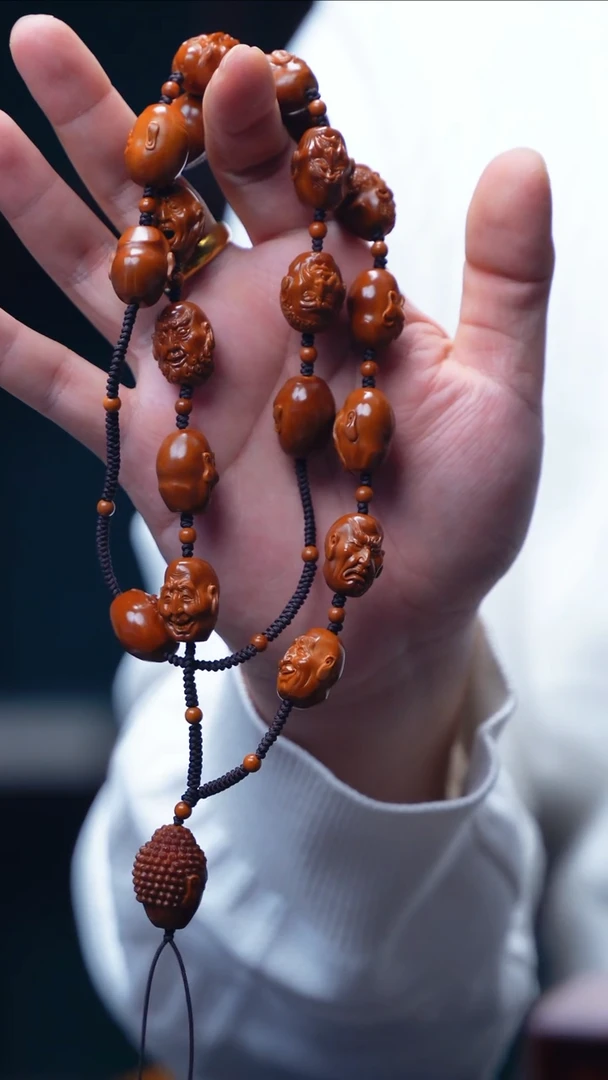 【闪购商品】橄榄核手串/手链【十八罗汉】