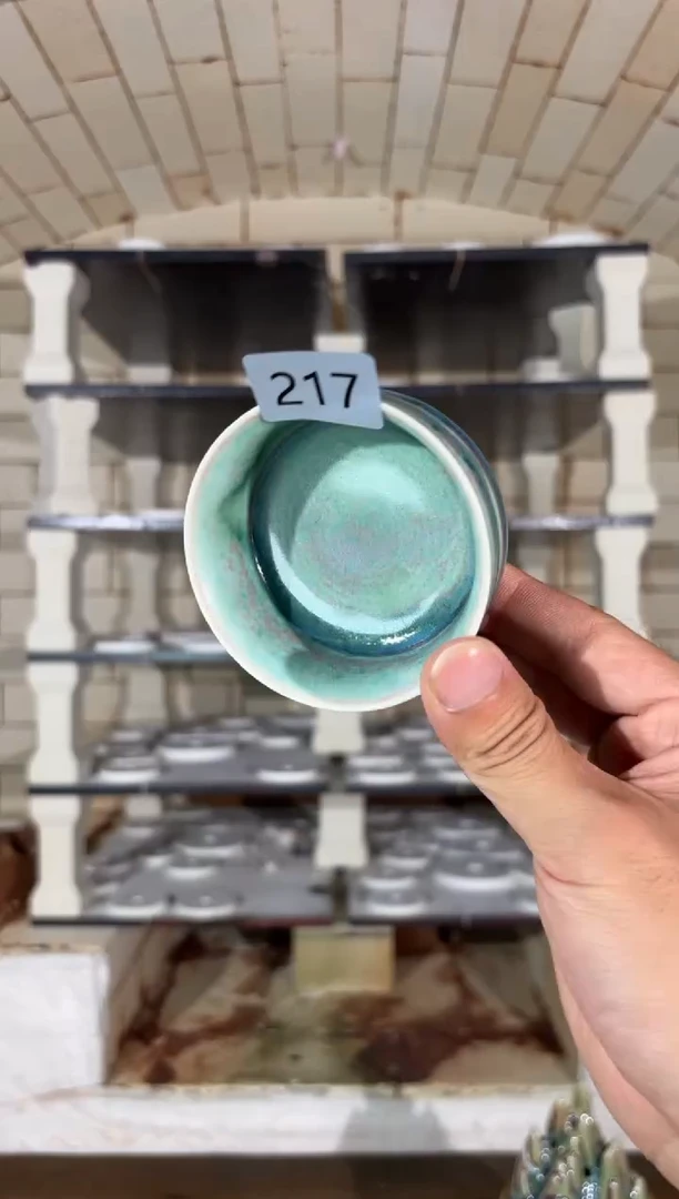 摆件精品窑变钧瓷茶器