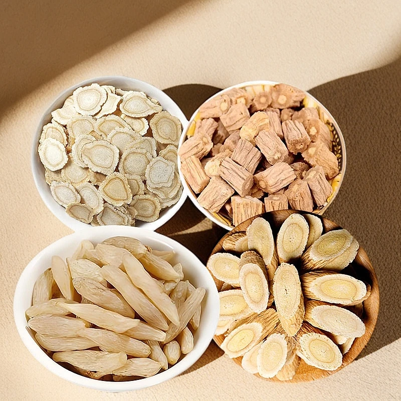 四宝茶养生茶营养饮食用党参西洋参片黄芪麦冬四季水可冲泡水