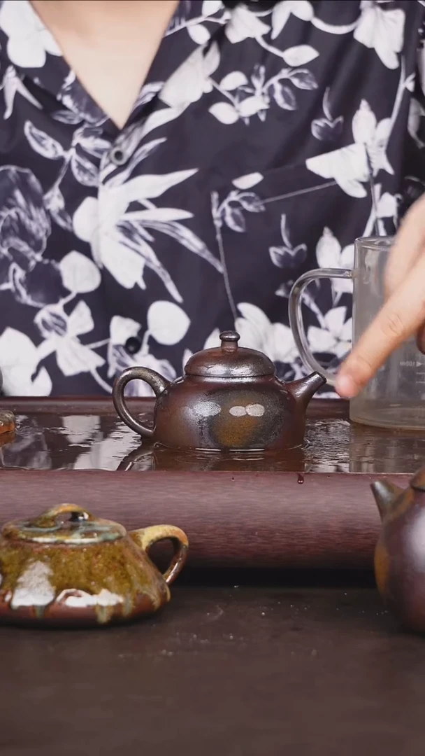 茶壶紫砂柴烧 壶