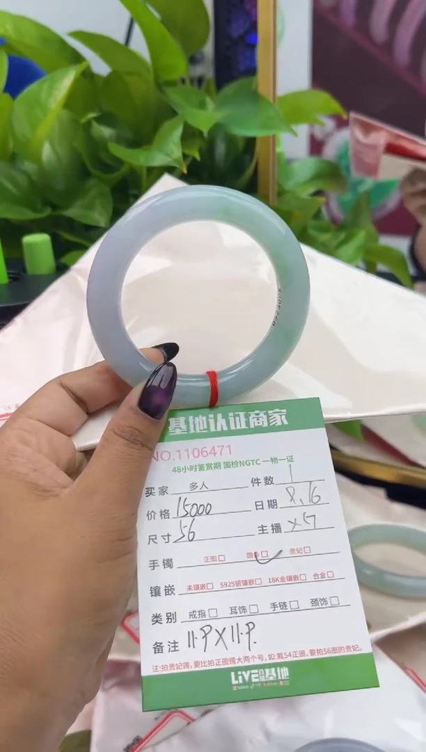 未镶嵌手镯（圆镯）翡翠多人