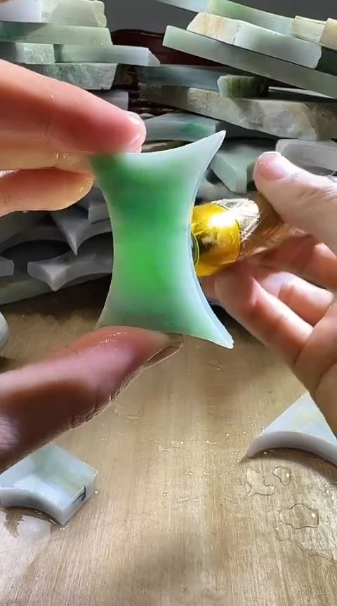 裸石翡翠缅甸翡翠A货花83