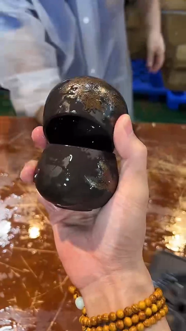 清货搏赢甄选陶瓷茶具链接龙凤变色杯