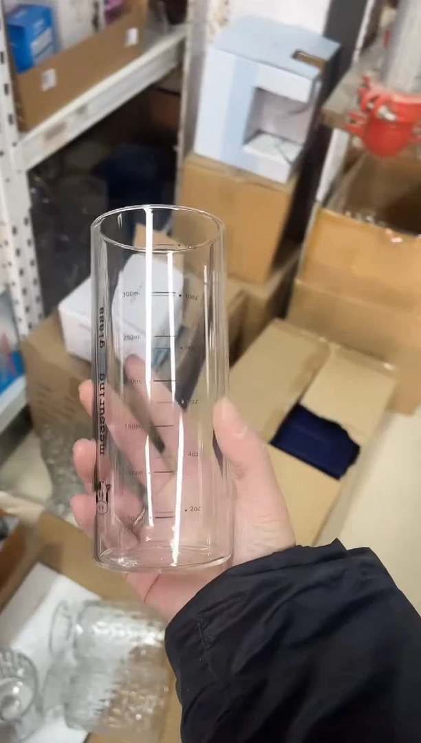 有机玻璃牛奶杯1支